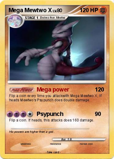 Pokemon Mega Mewtwo X