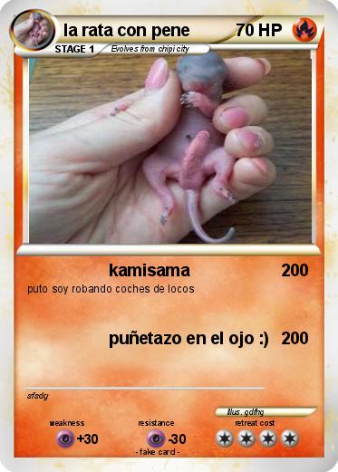 Pokemon la rata con pene