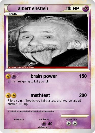 Pokemon albert enstien