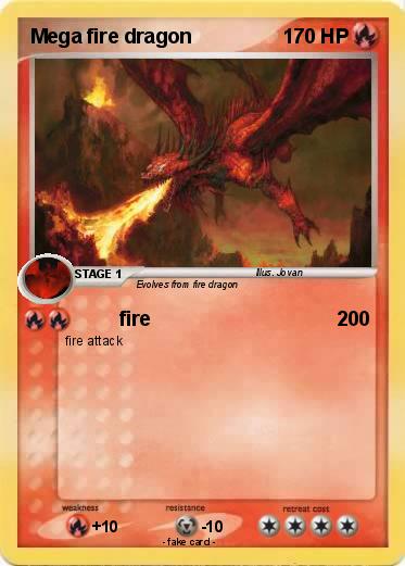 Pokemon Mega fire dragon