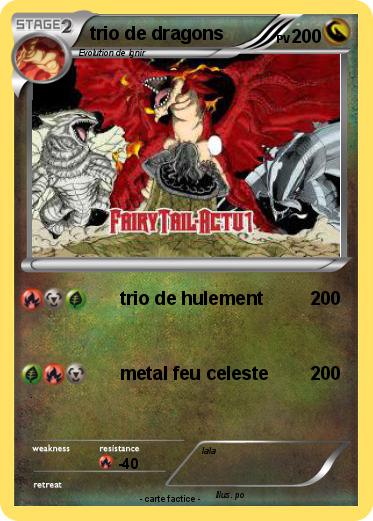 Pokemon trio de dragons