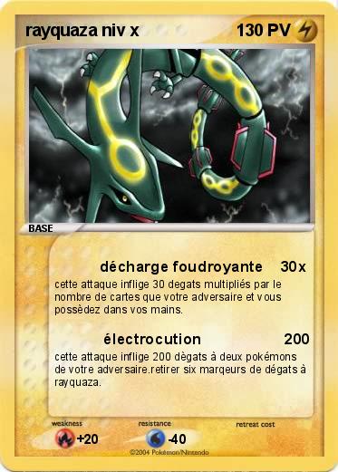Pokemon rayquaza niv x