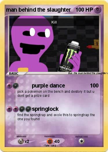 Pokemon man behind the slaughter