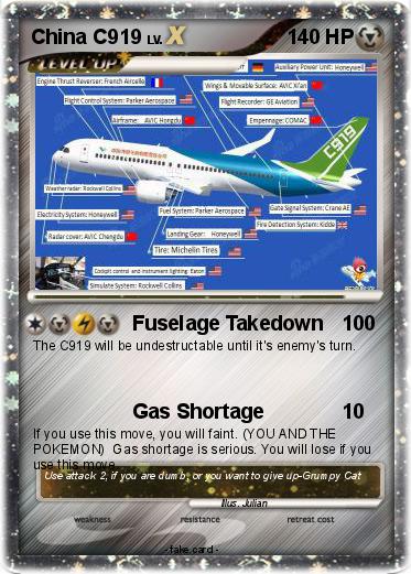 Pokemon China C919