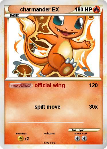 Pokemon charmander EX