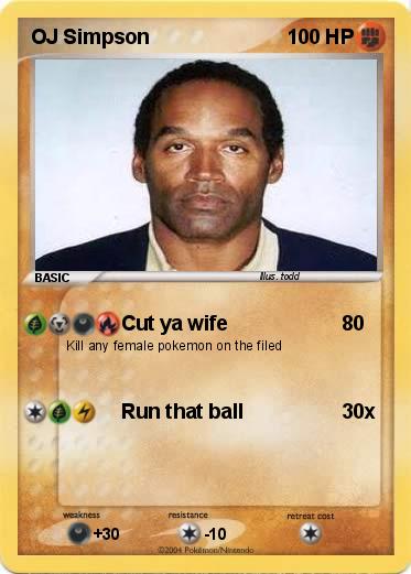 Pokemon OJ Simpson