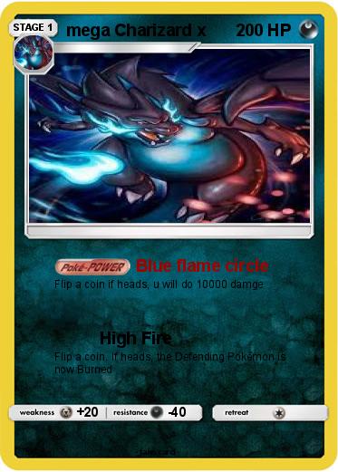 Pokemon mega Charizard x