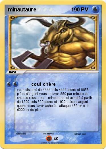 Pokemon minautaure                        1