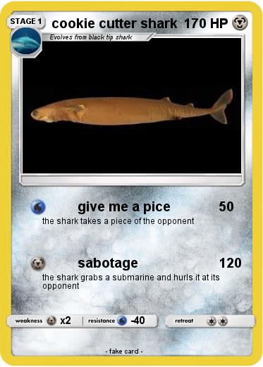 Pokemon cookie cutter shark