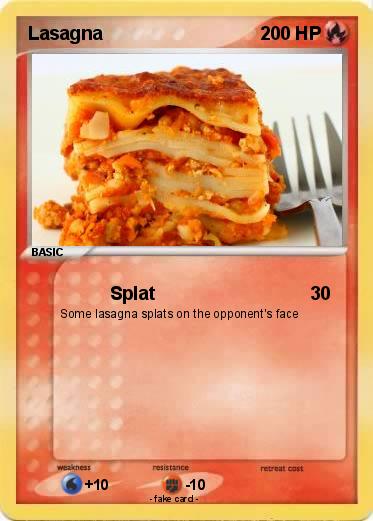 Pokemon Lasagna