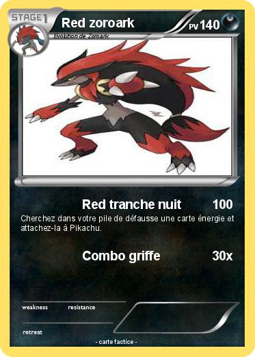 Pokemon Red zoroark