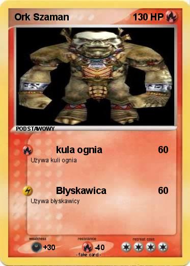 Pokemon Ork Szaman
