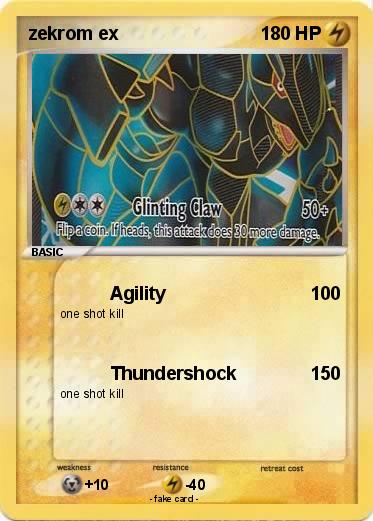 Pokemon zekrom ex