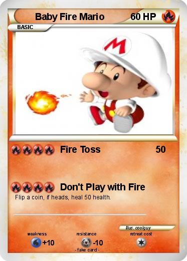 Pokemon Baby Fire Mario