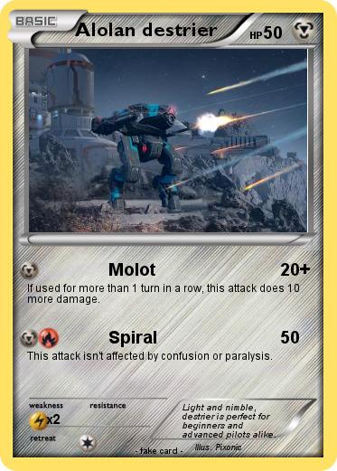 Pokemon Alolan destrier