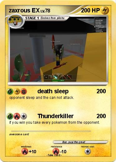 Pokemon zaxrous EX