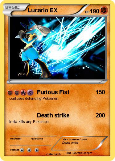 Pokemon Lucario EX