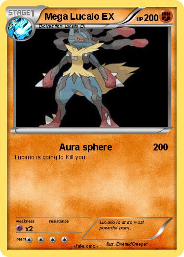 Pokemon Mega Lucaio EX