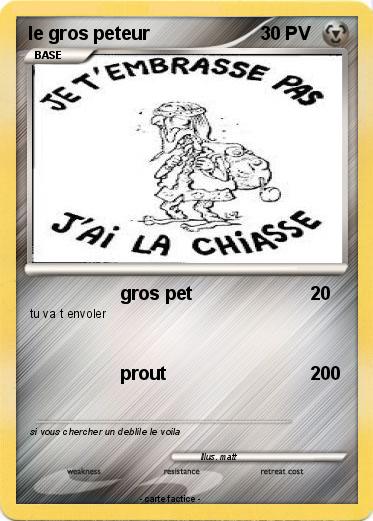 Pokemon le gros peteur
