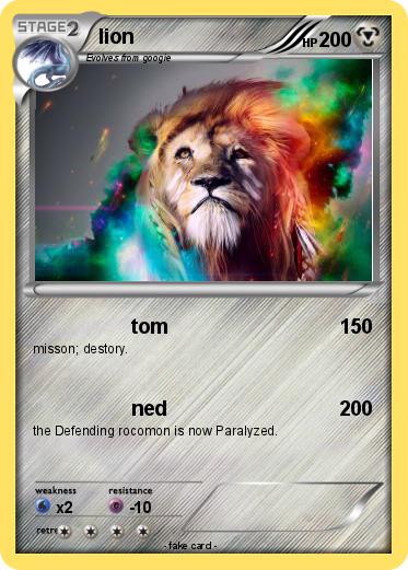 Pokemon lion