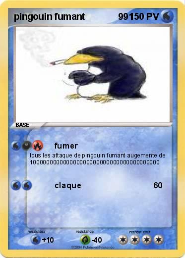 Pokemon pingouin fumant             991
