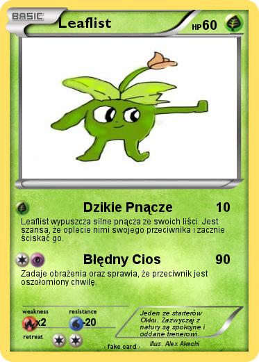 Pokemon Leaflist