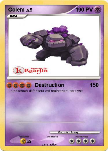 Pokemon Golem