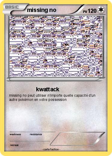 Pokemon missing no