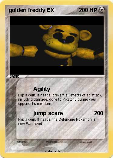 Pokemon golden freddy EX