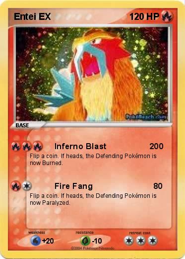 Pokemon Entei EX