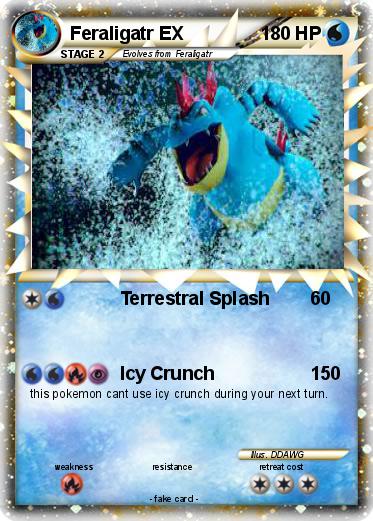 Pokemon Feraligatr EX