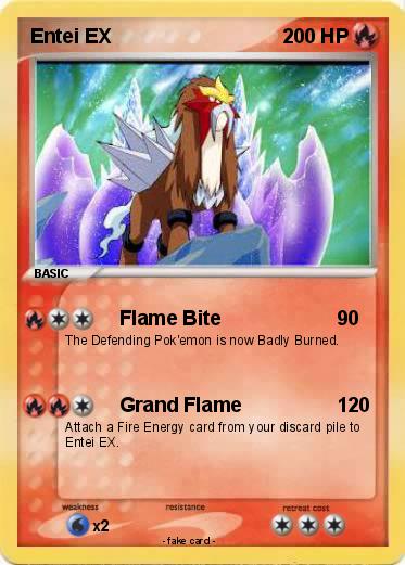 Pokemon Entei EX