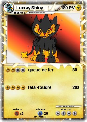Pokemon Luxray Shiny