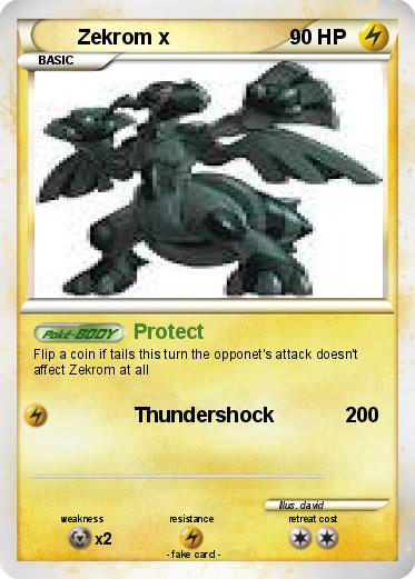 Pokemon Zekrom x