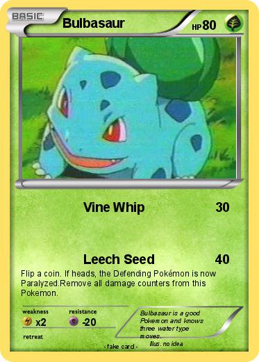 Pokemon Bulbasaur