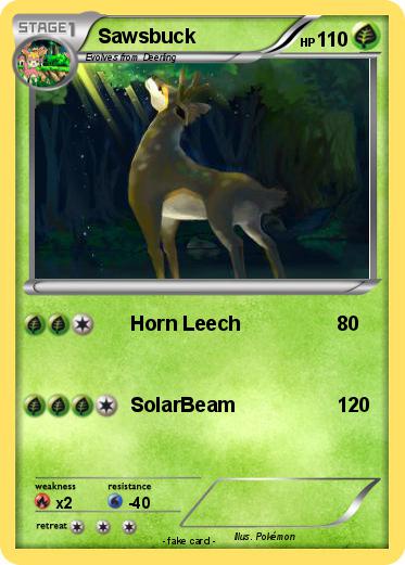 Pokemon Sawsbuck