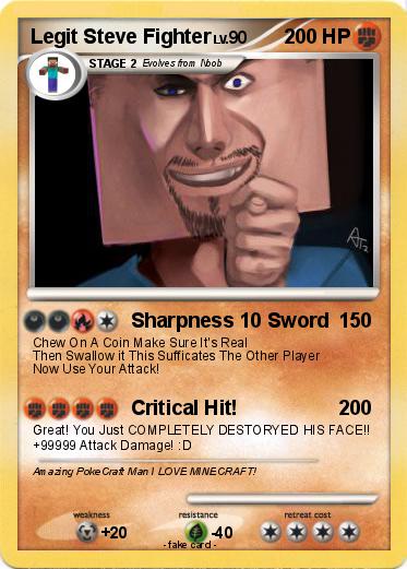 Pokemon Legit Steve Fighter