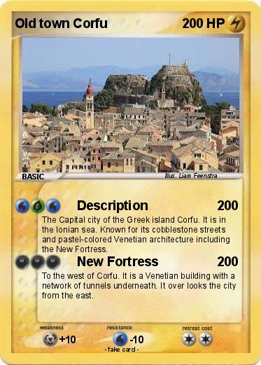 Pokemon Old town Corfu