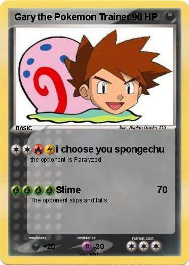Pokemon Gary the Pokemon Trainer