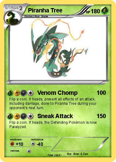 Pokemon Piranha Tree