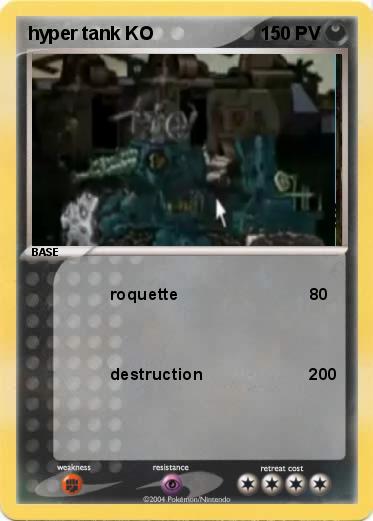 Pokemon hyper tank KO