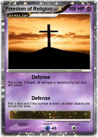 Pokemon Freedom of Religion
