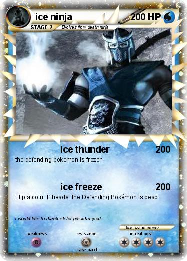 Pokemon ice ninja