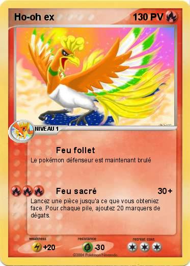 Pokemon Ho-oh ex