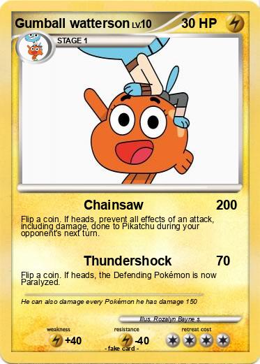 Pokemon Gumball watterson