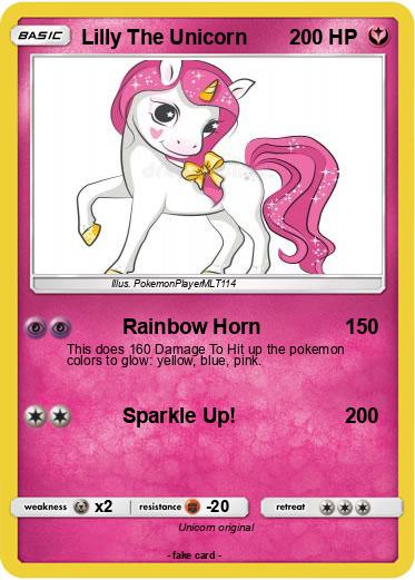 Pokemon Lilly The Unicorn
