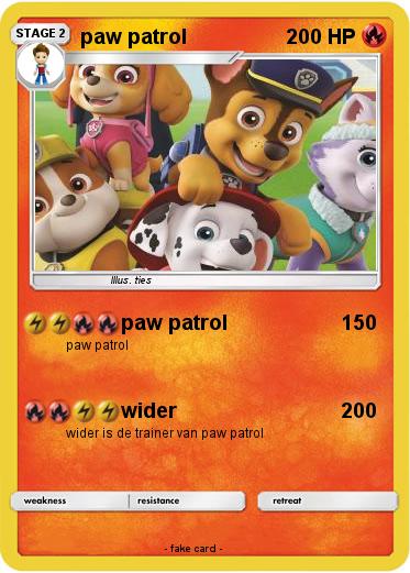 Pokemon paw patrol