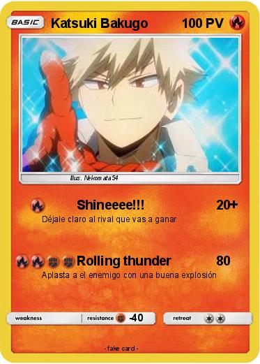 Pokemon Katsuki Bakugo