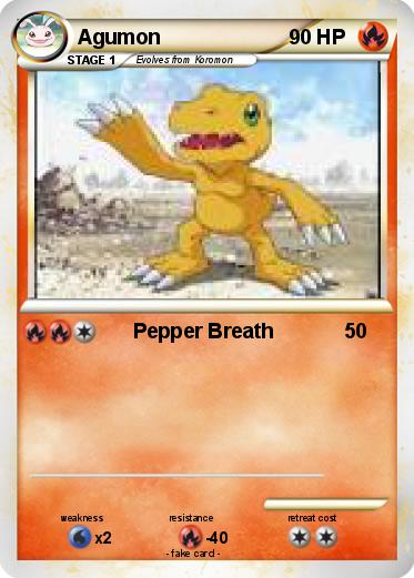 Pokemon Agumon