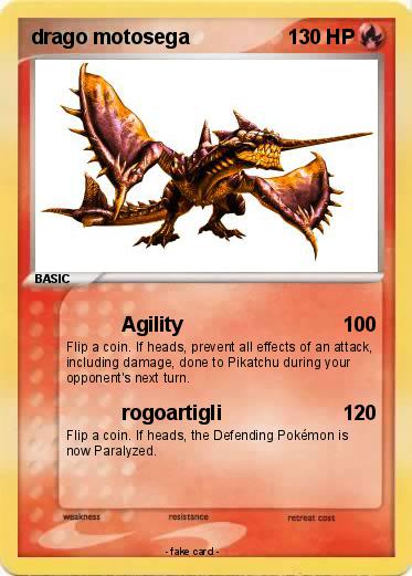 Pokemon drago motosega